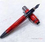 AAA Mont Blanc Daniel Defoe Writers Edition Red & Black Fountain Pen Replica